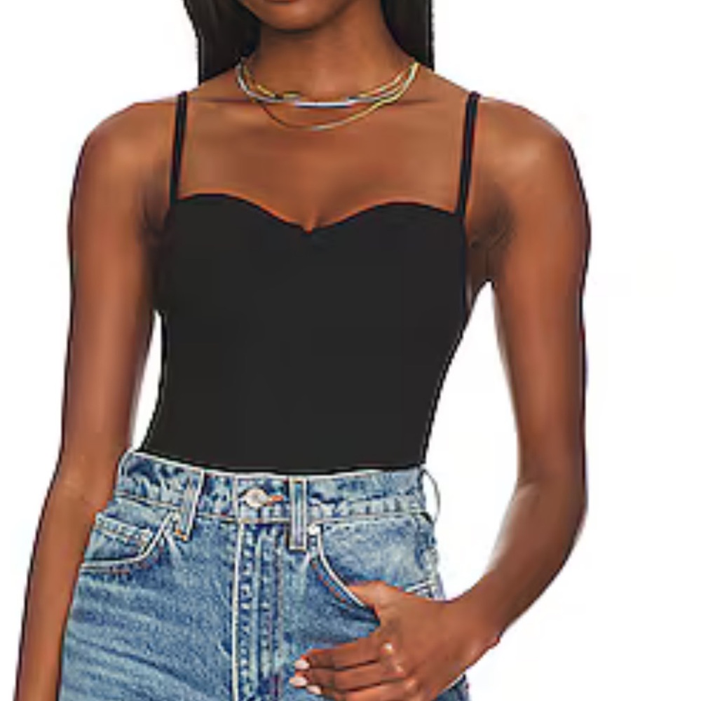 Anine Bing Black Bodysuit